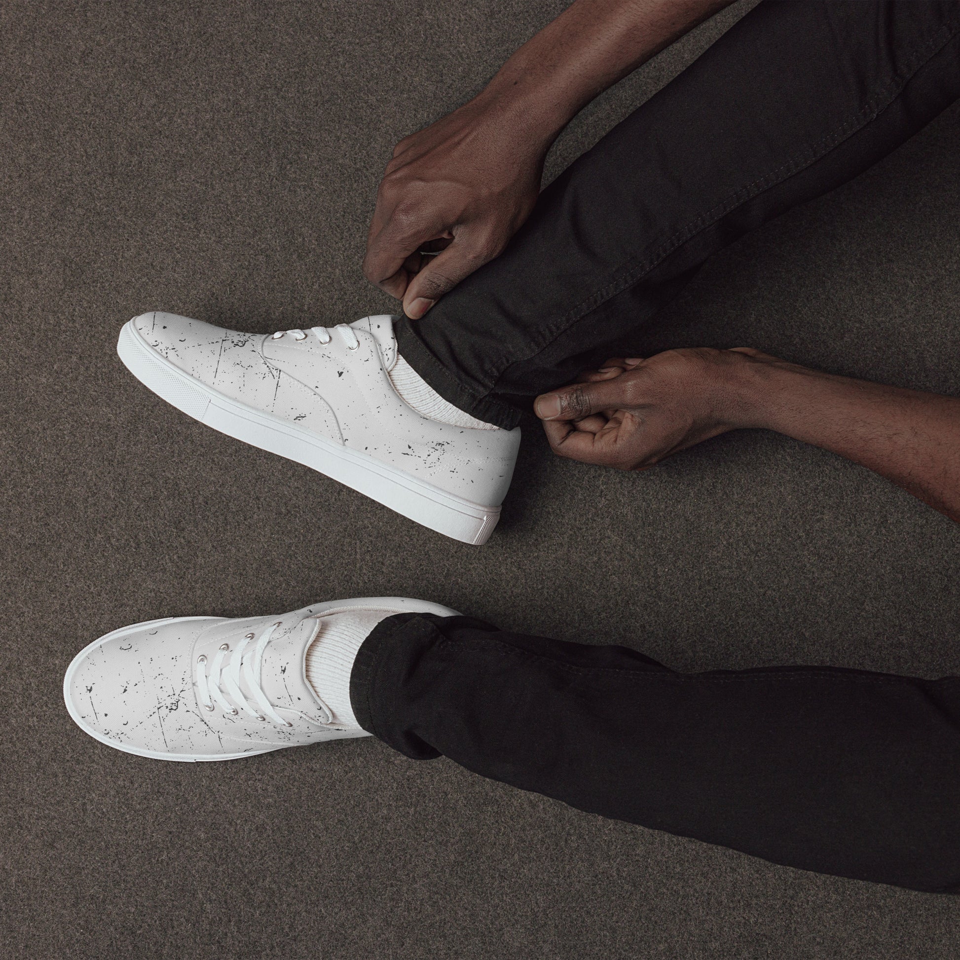 First Edition Men’s lace-up canvas shoes - Kickstart Fragrances