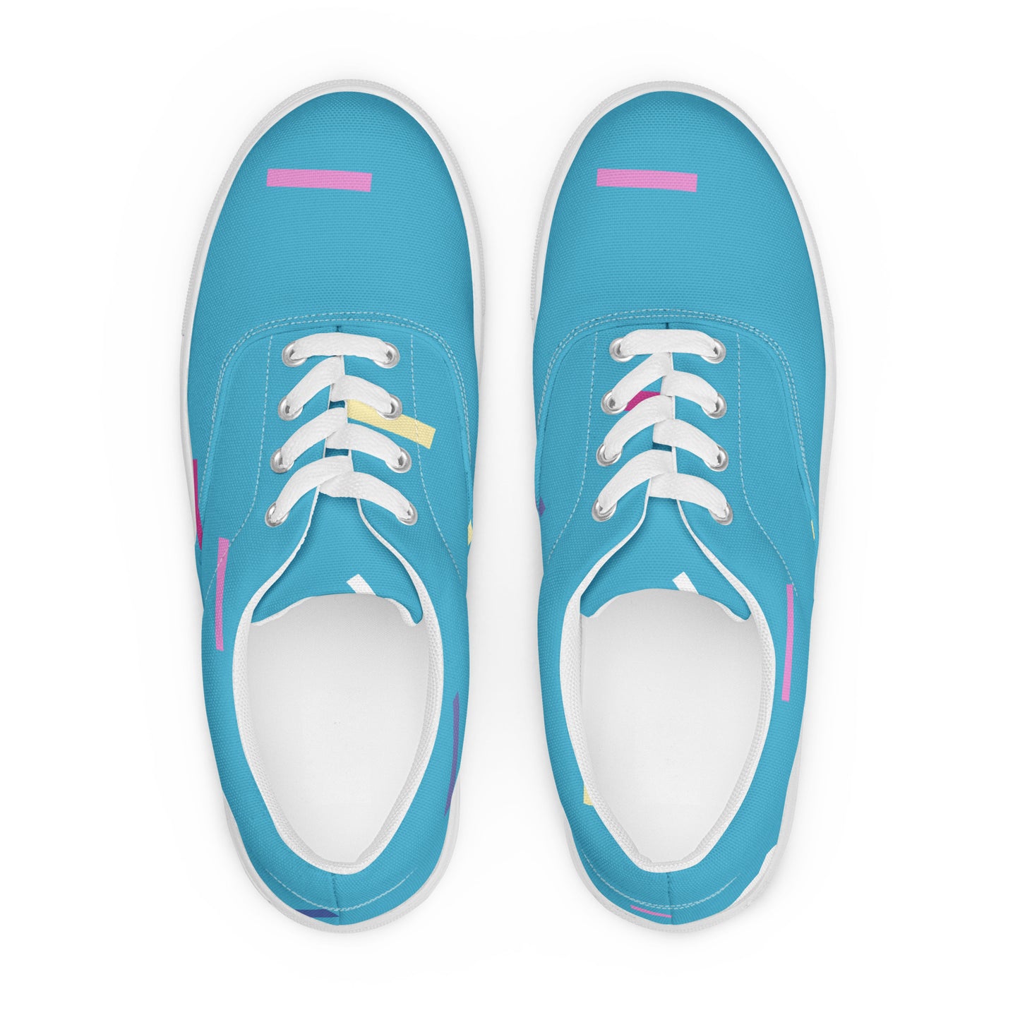 Confetti Men’s lace-up canvas shoes - Kickstart Fragrances